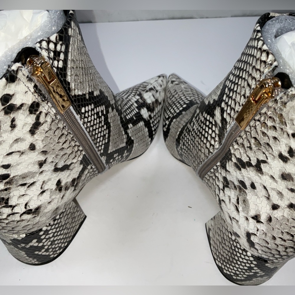 Nwob Women’s Massimo Matteo Leather Python Print … - image 7